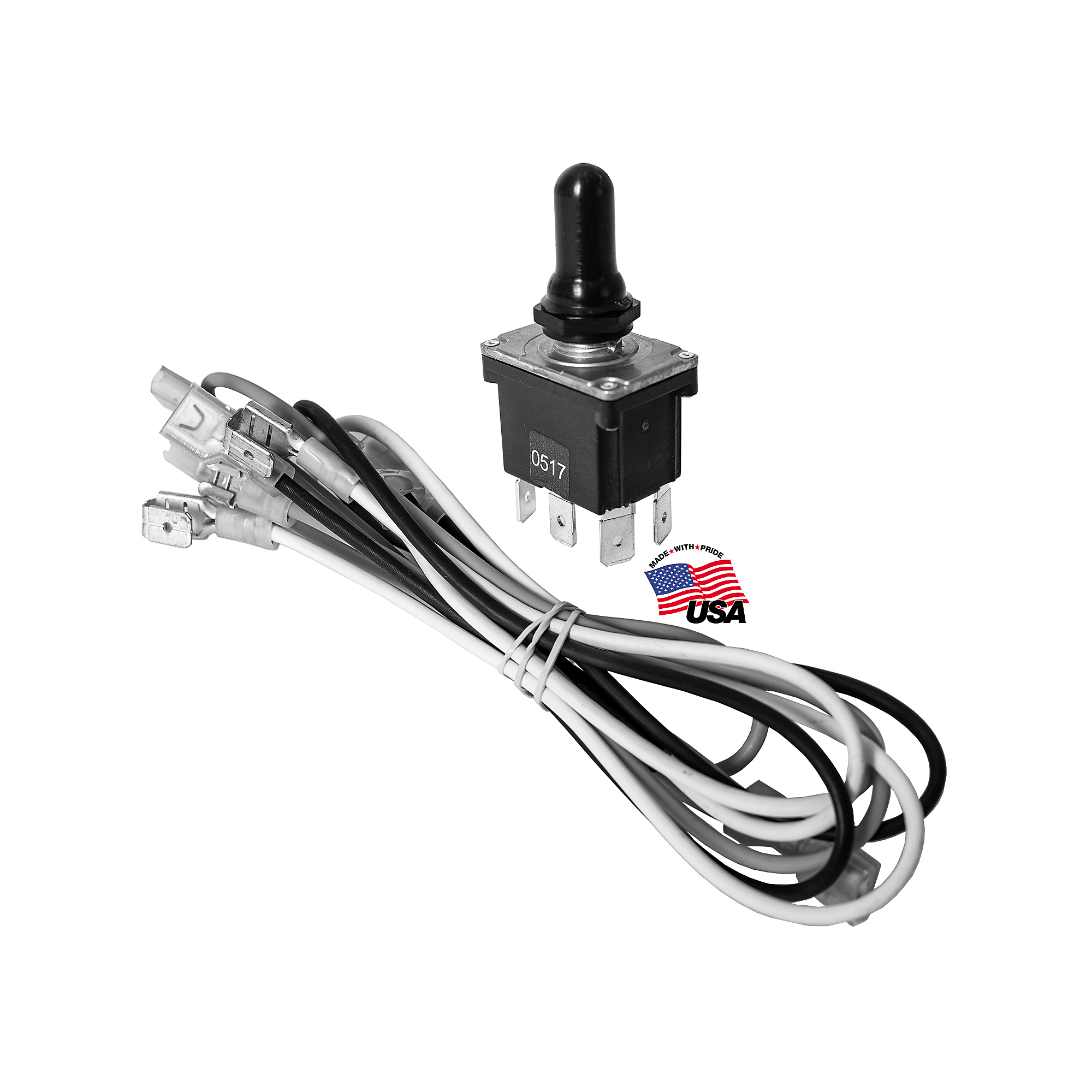 Buyers Products, Toggle Switch Kit, Replaces Boss, Pieces (qty.) 1 Length 6 in, Model# 1304790